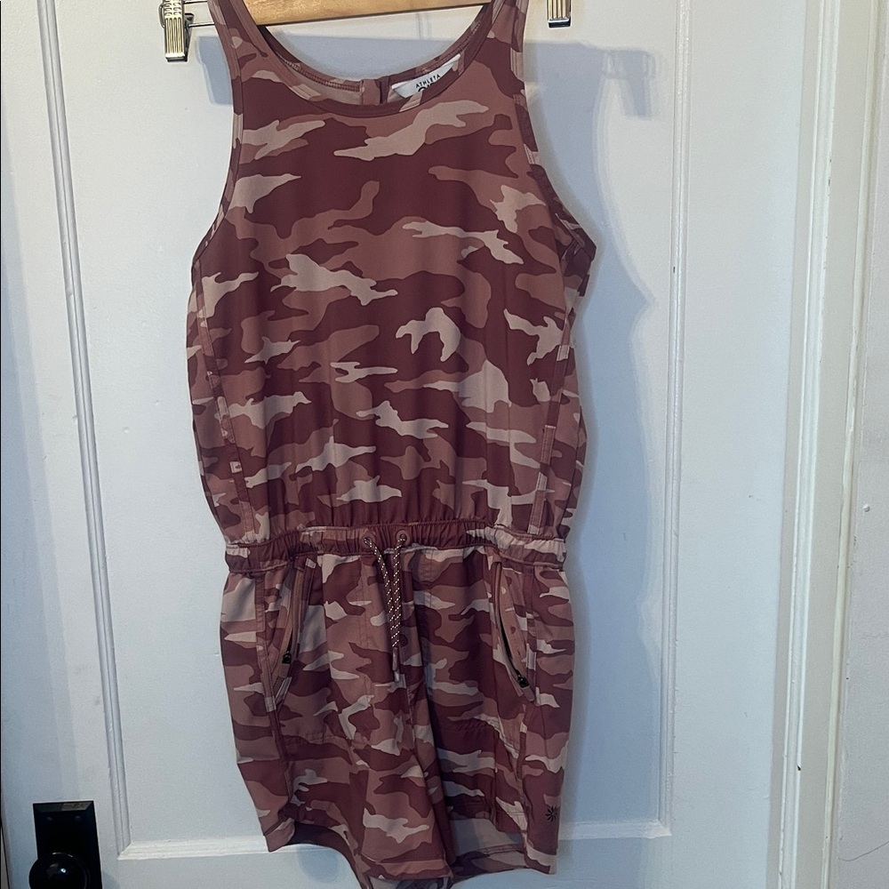 Athleta Kids Brown Camo Romper